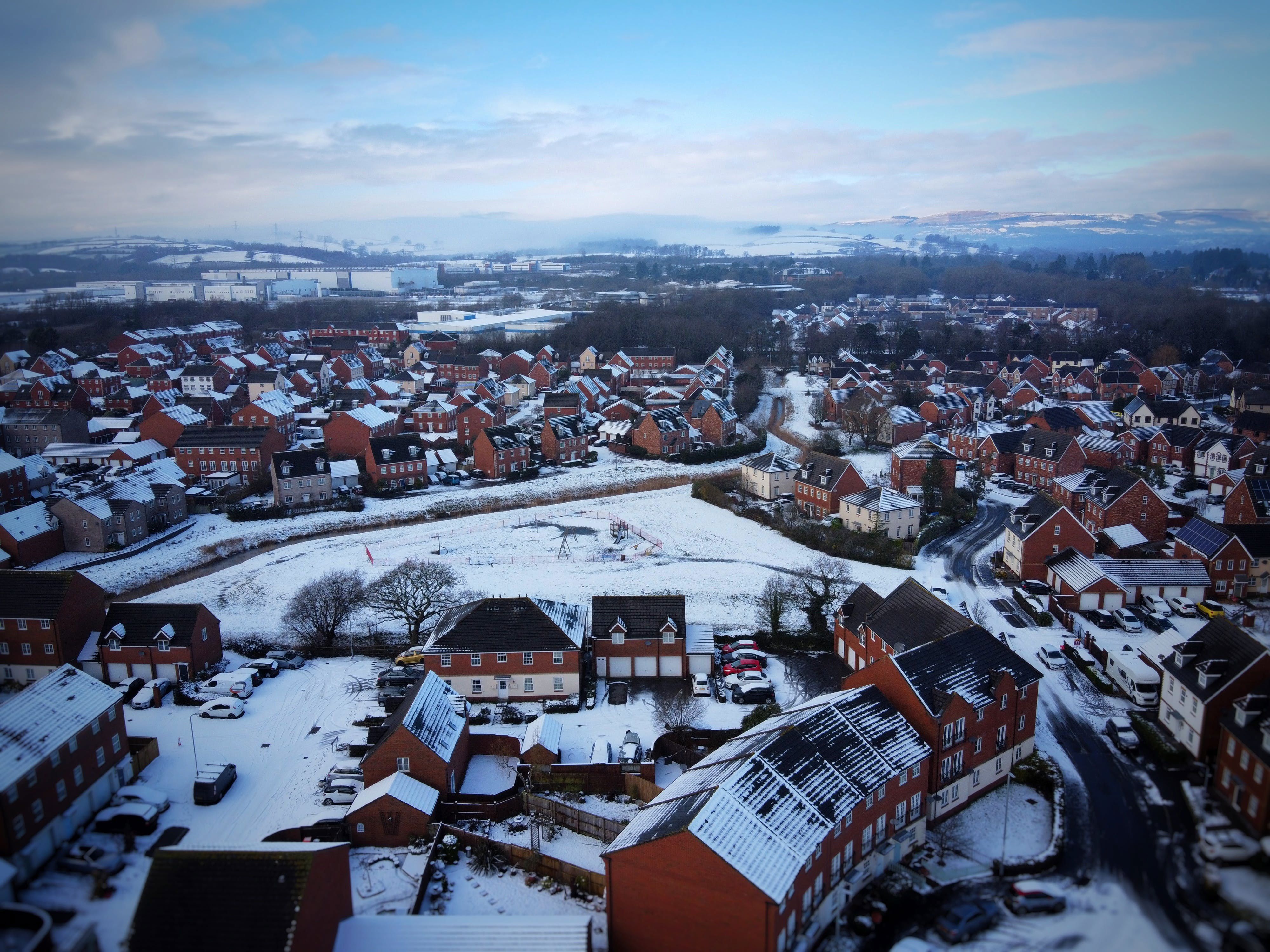 Winter Houses In Sheffield